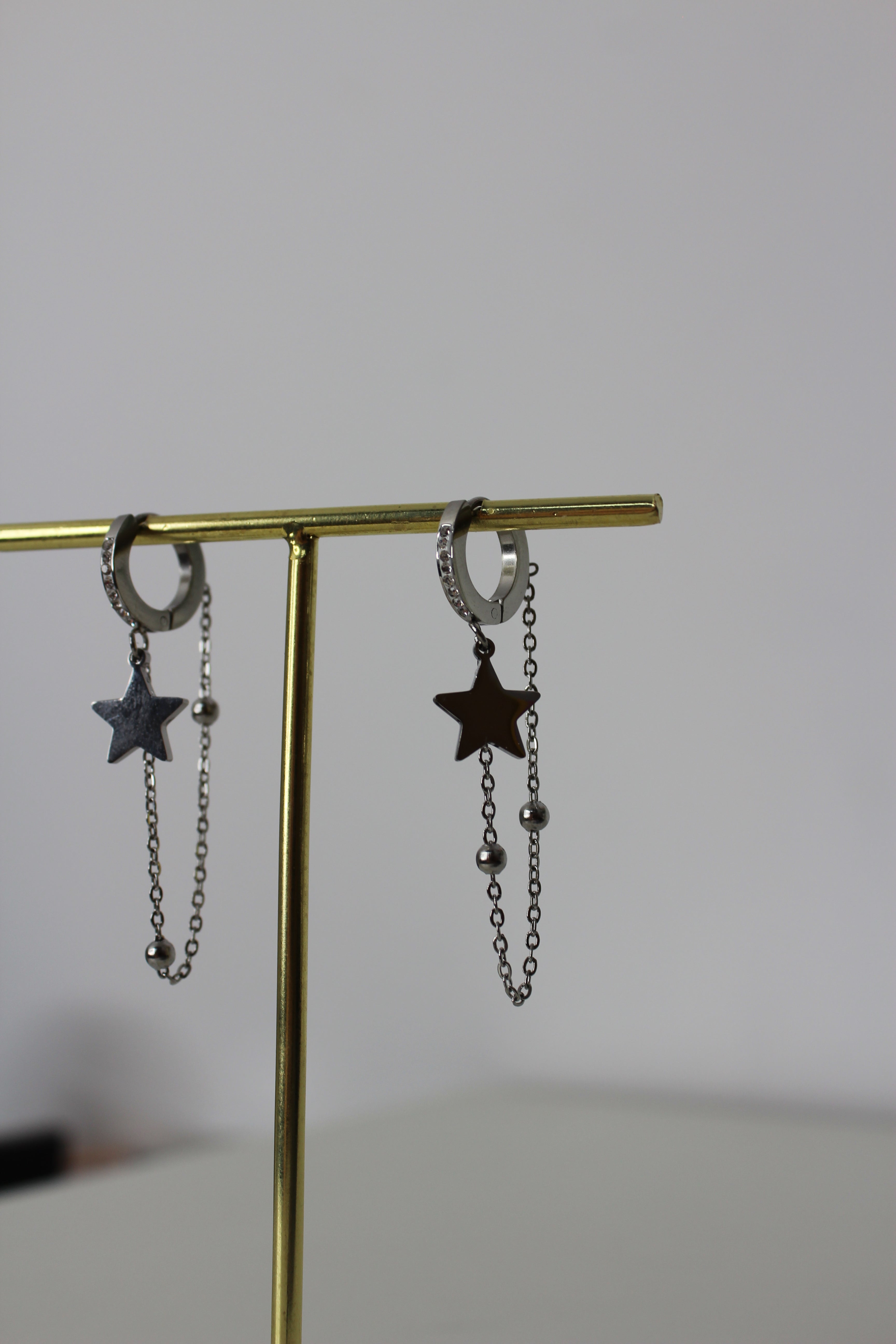 Pendientes Tara Plateados