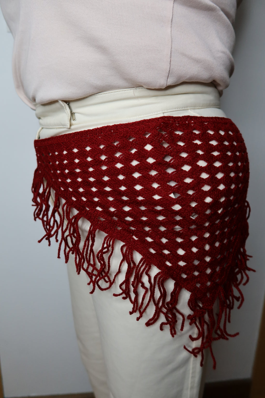 Fajin Crochet Rojo