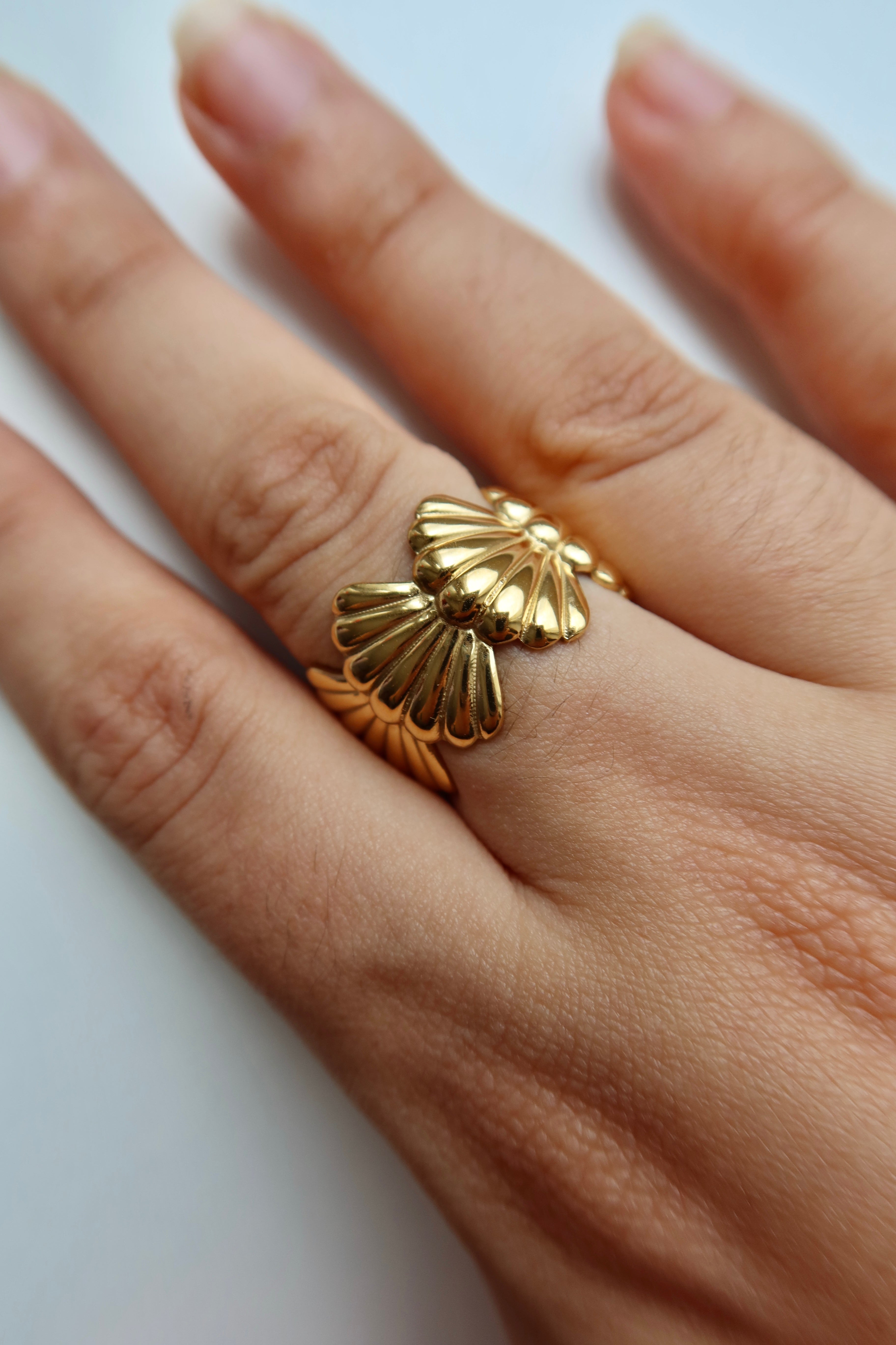 Anillo Onyx Dorado