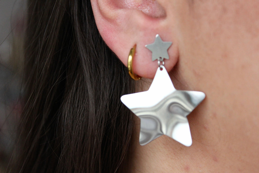 Pendientes Vega Plateados