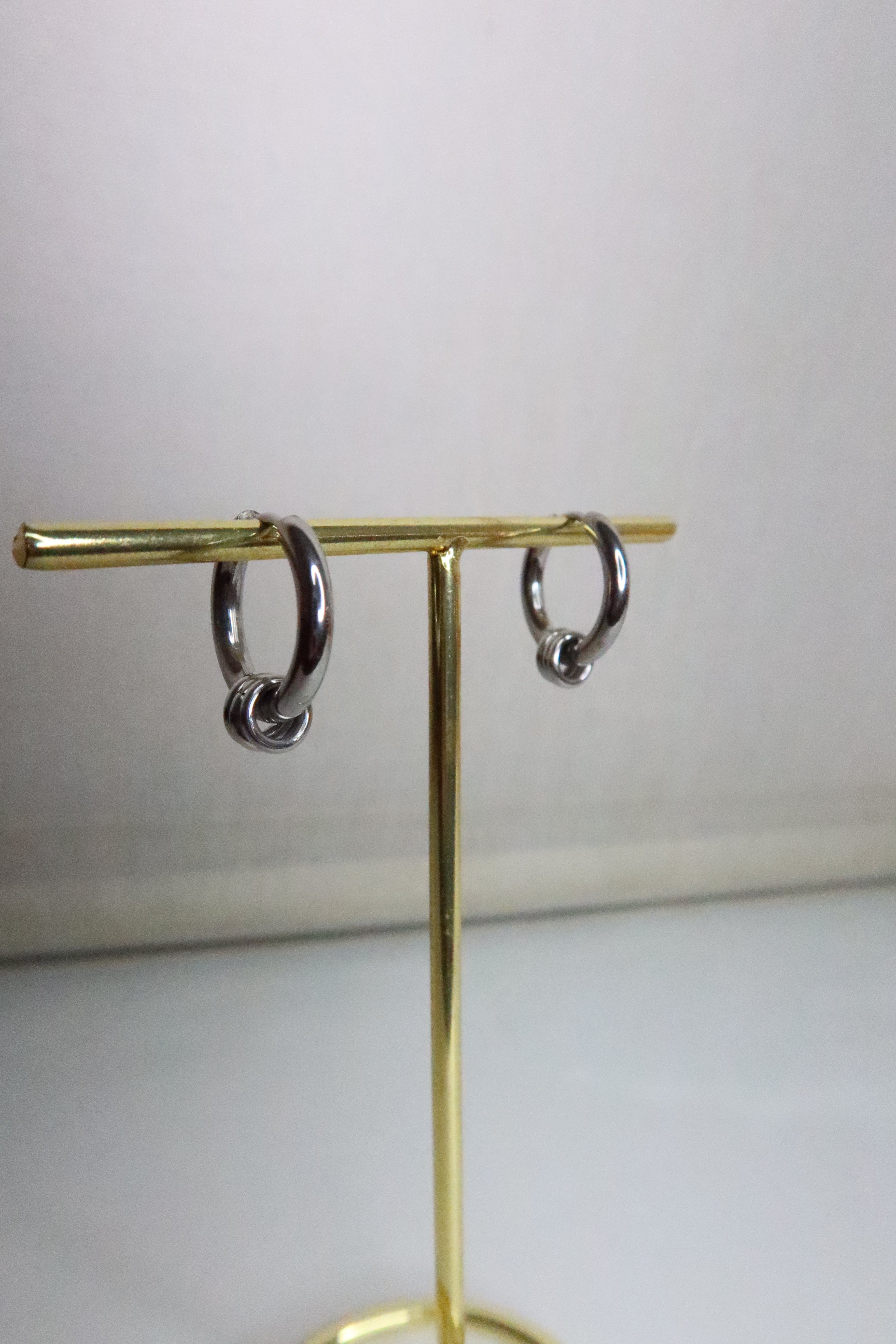 Aros Dalia Plateados