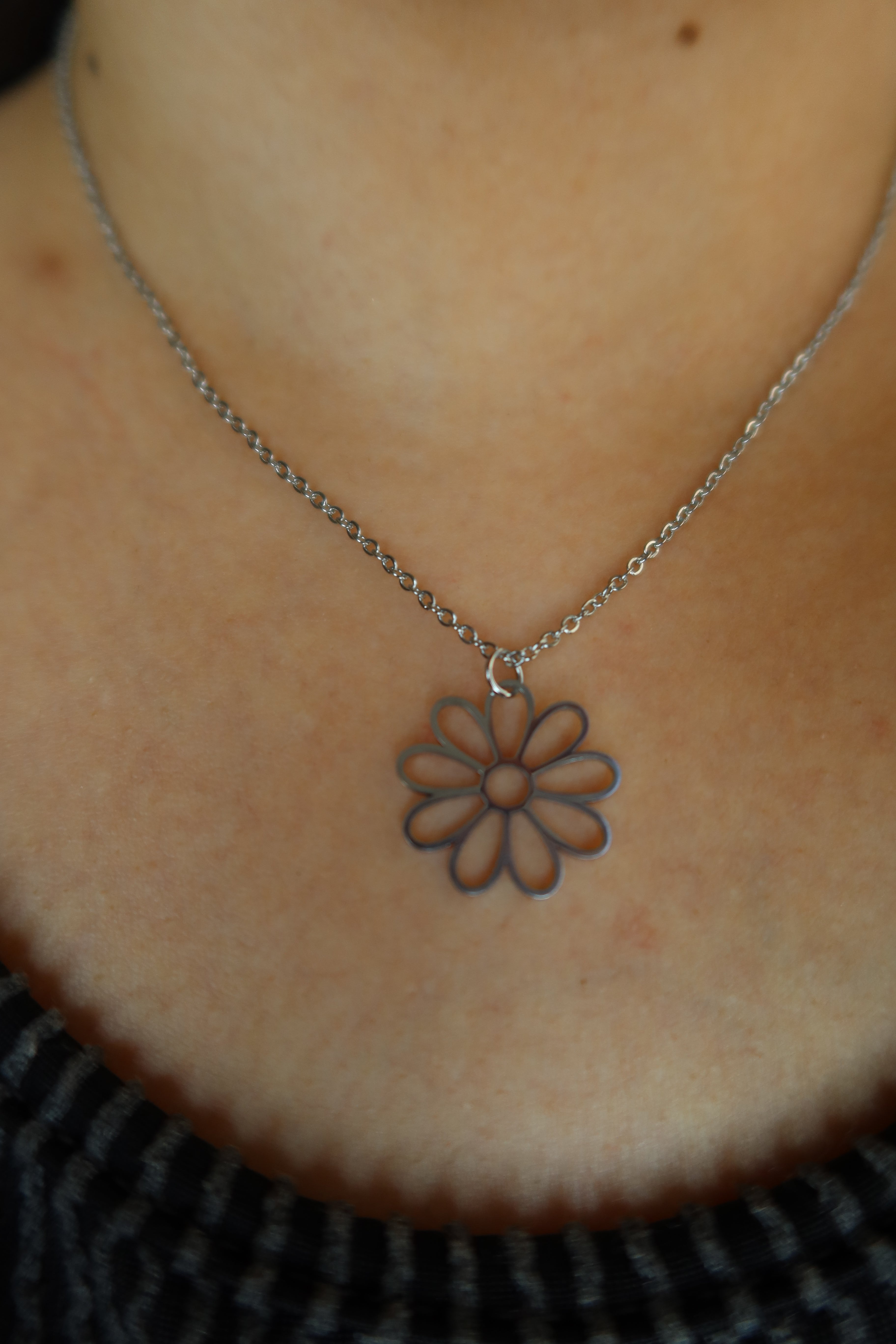 Collar Fiora Plateado