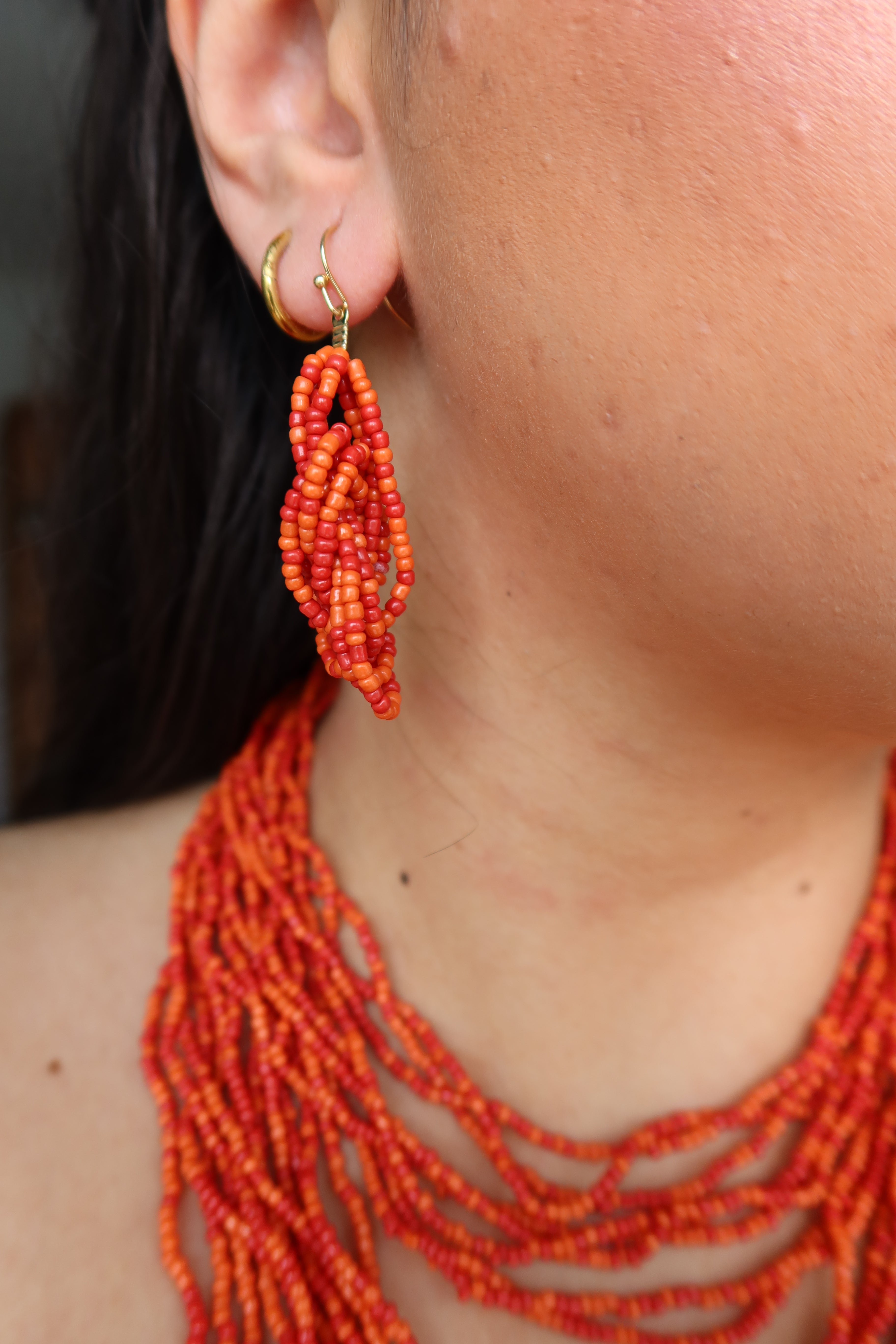 Pendientes Naia Rojos