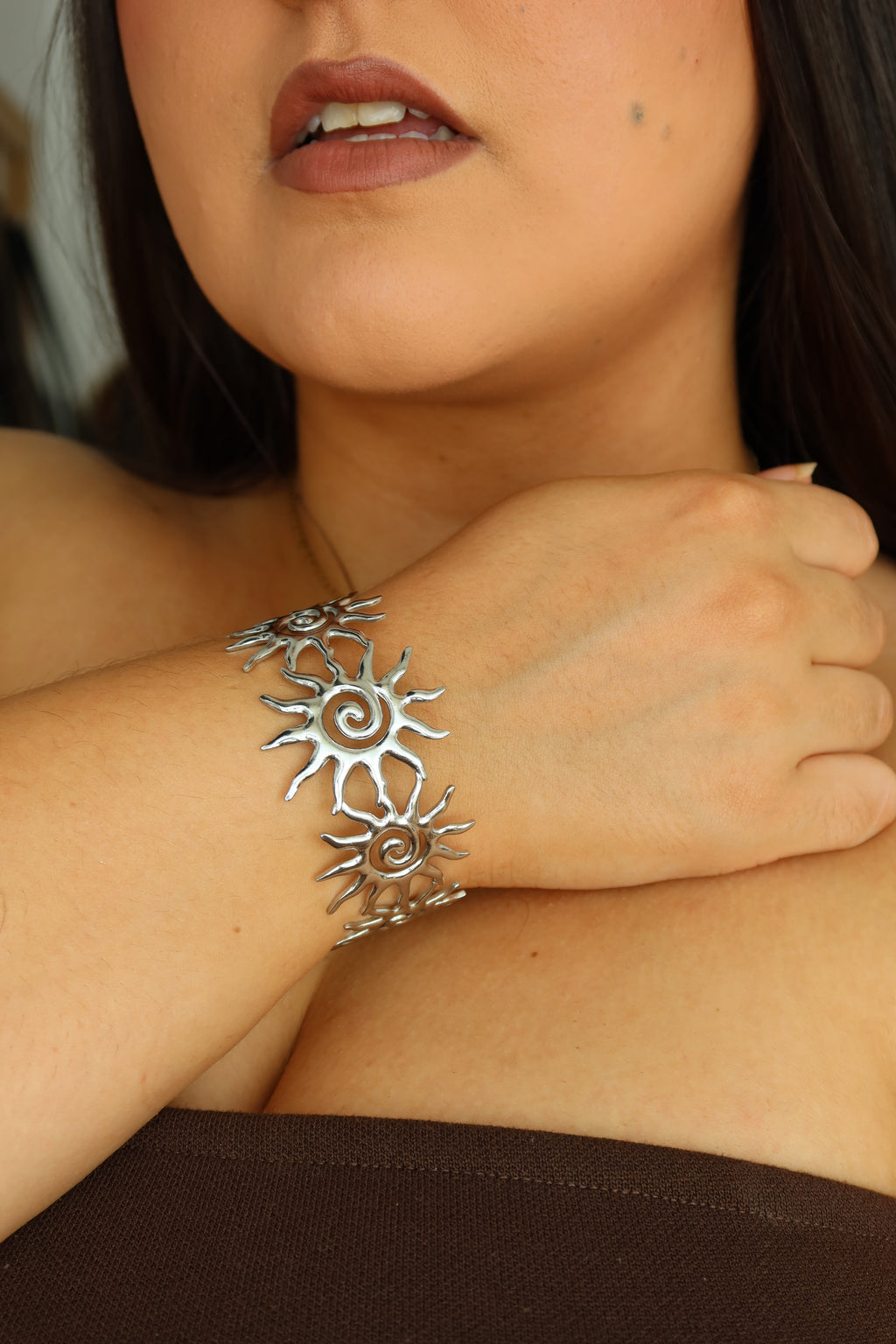 Brazalete Eclipse Plateado