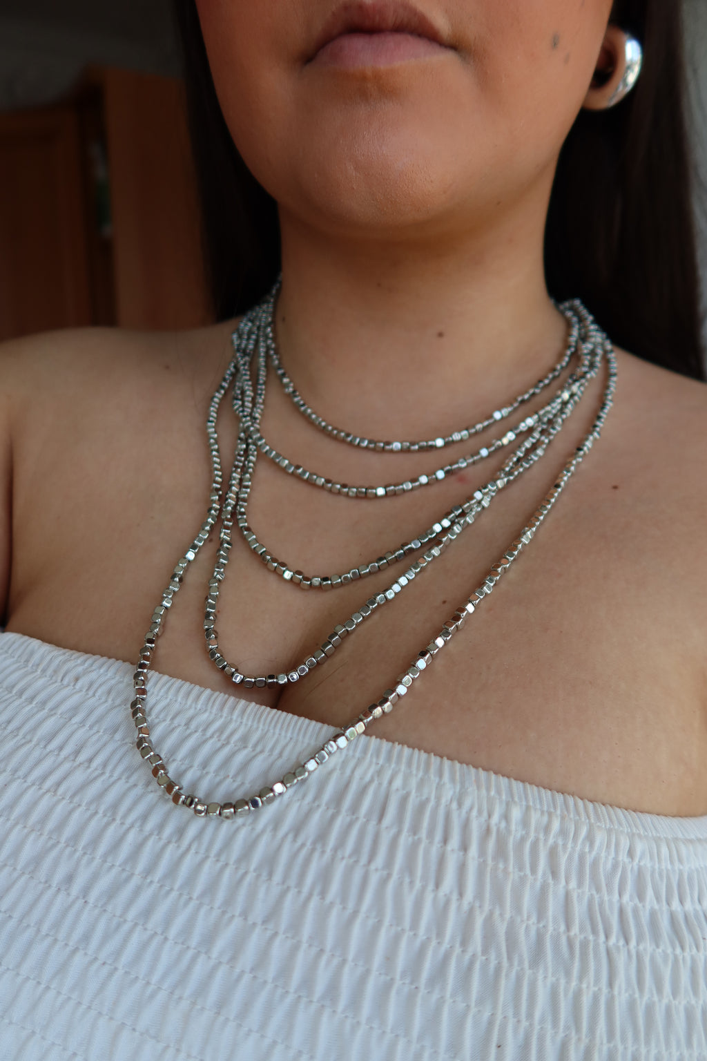 Collar Teya Plateado