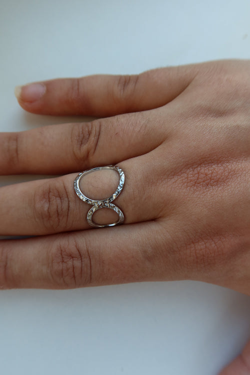 Anillo Amara Plateado
