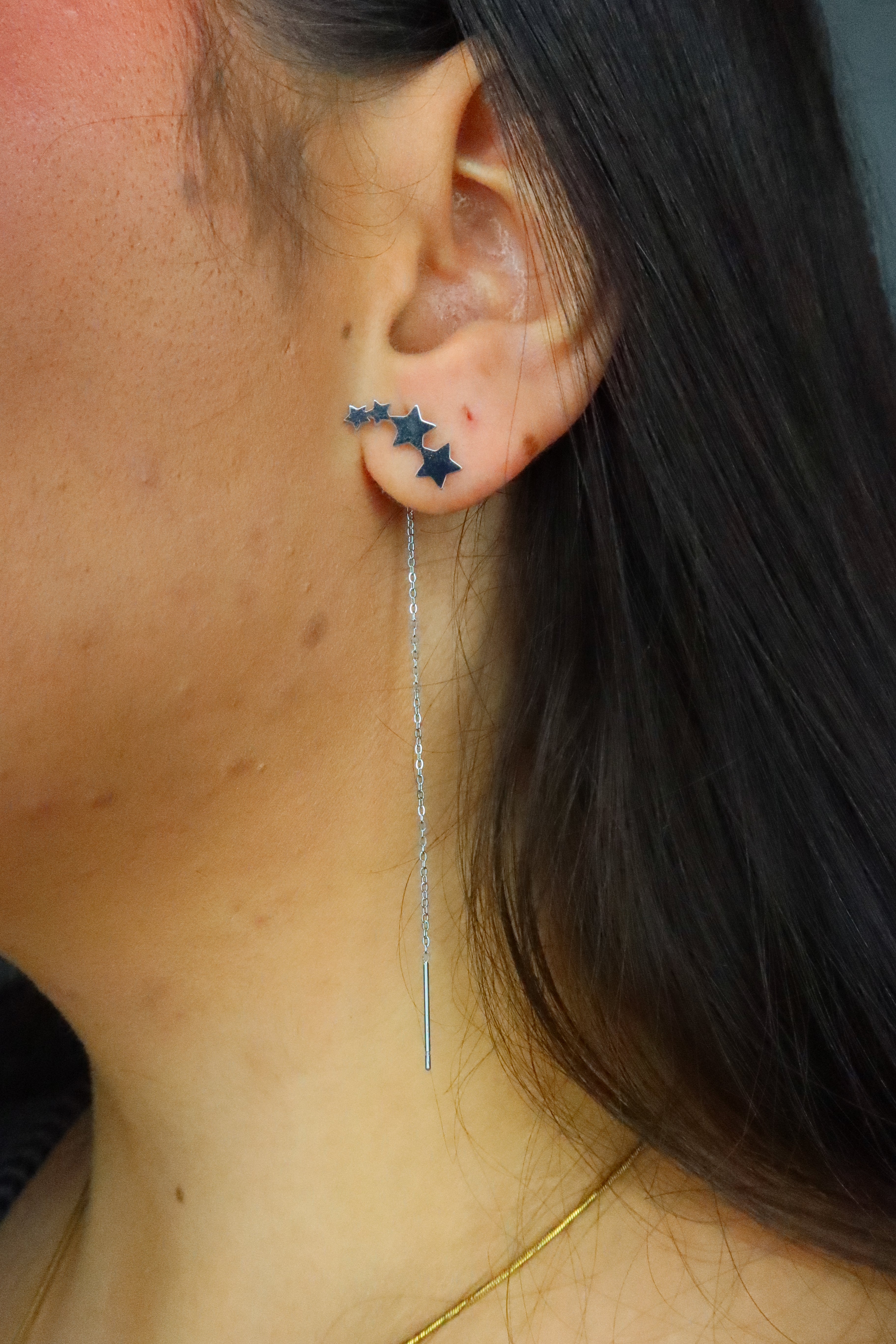 Pendientes Zaya Plateados