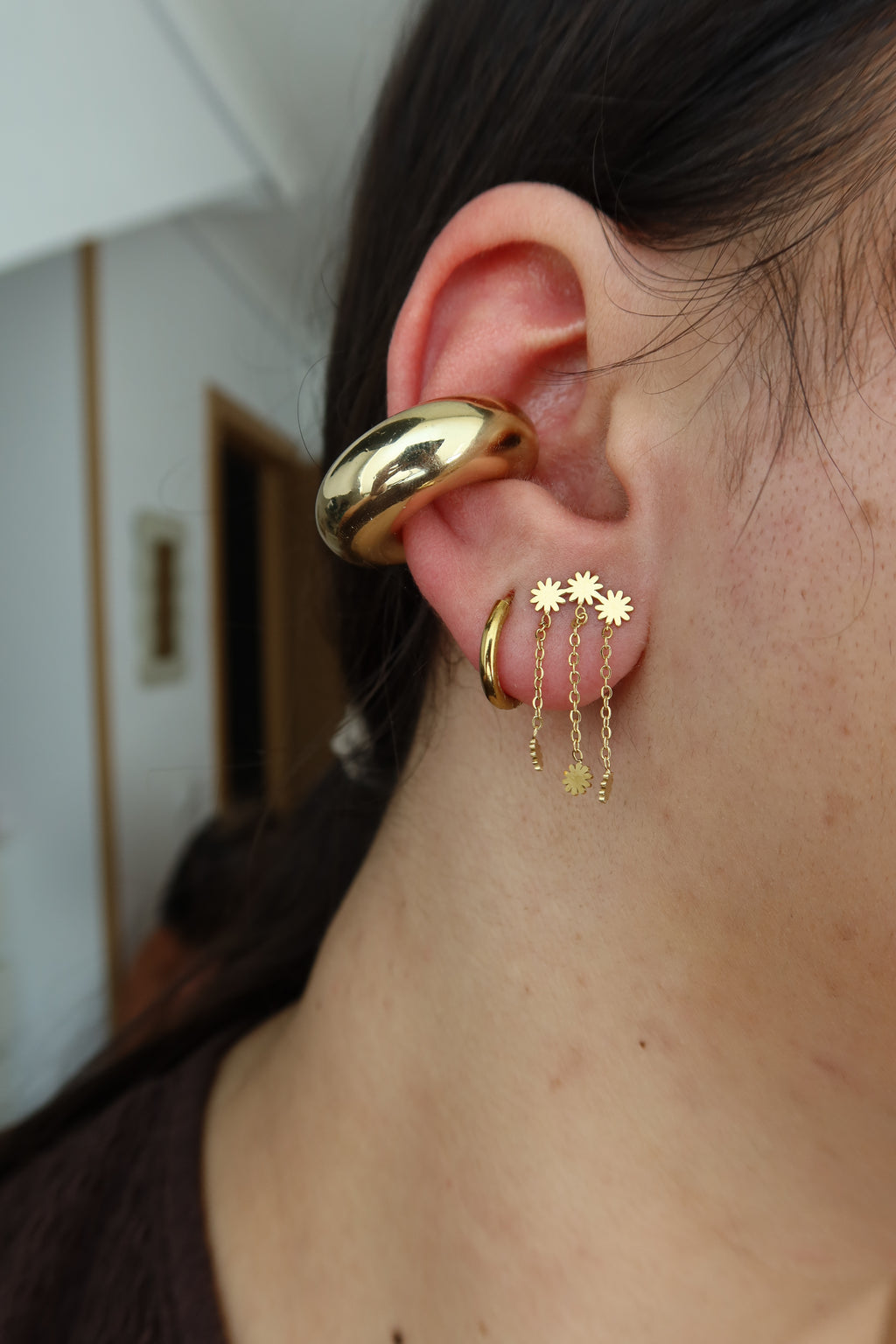 Pendientes Maia Dorados