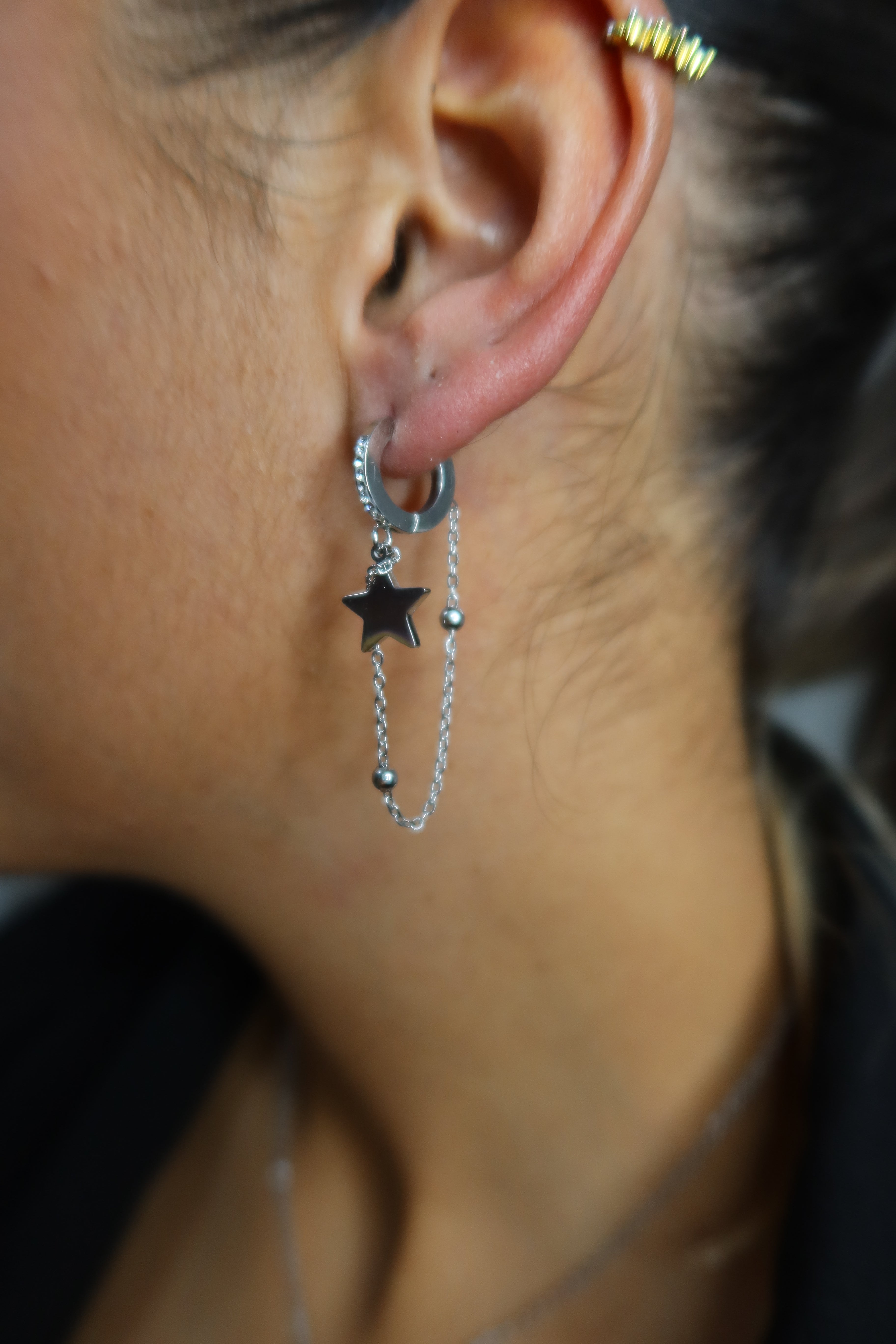 Pendientes Tara Plateados