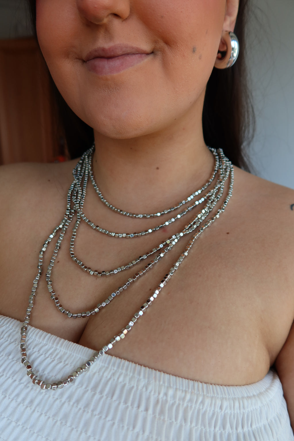 Collar Teya Plateado