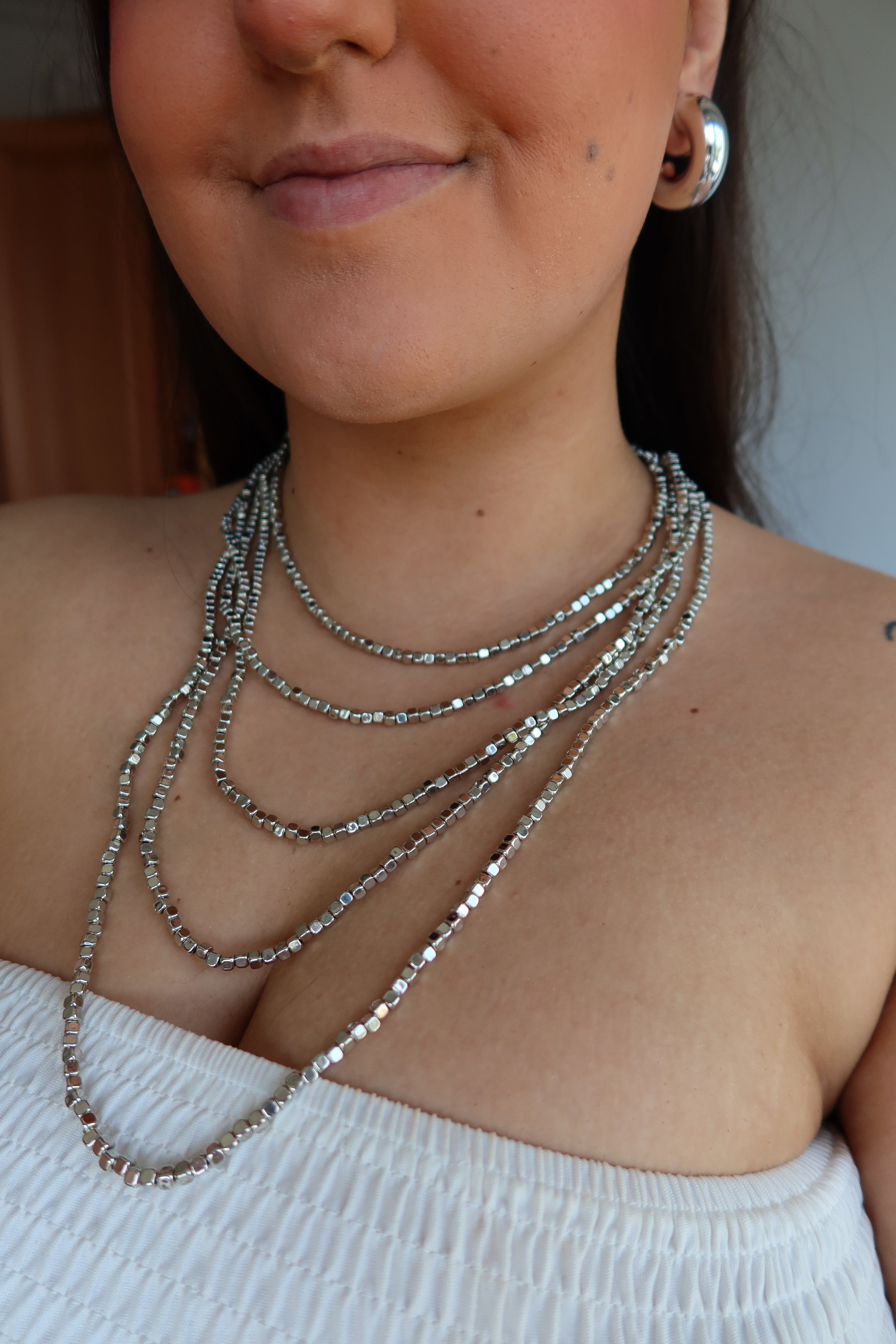 Collar Teya Plateado