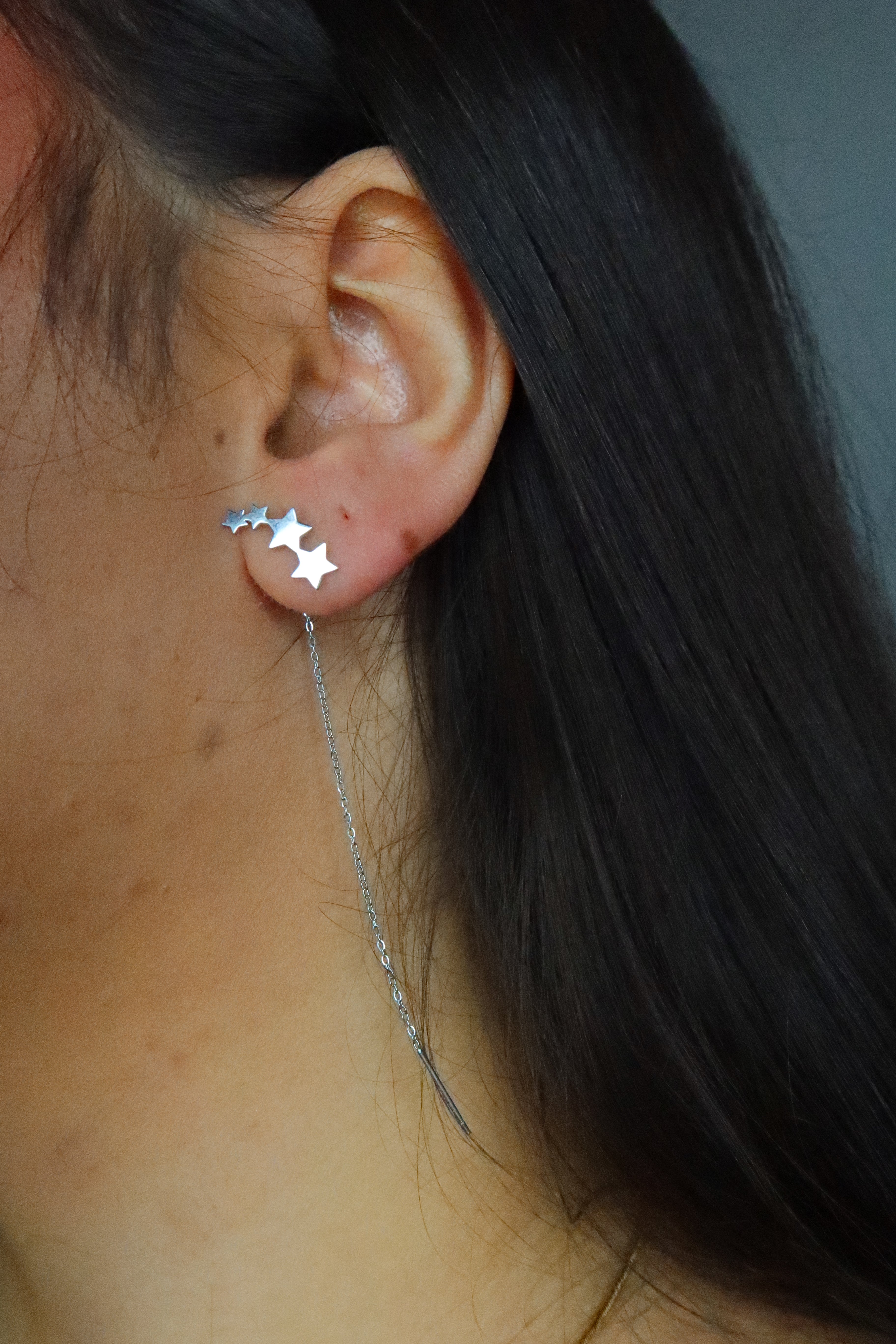 Pendientes Zaya Plateados