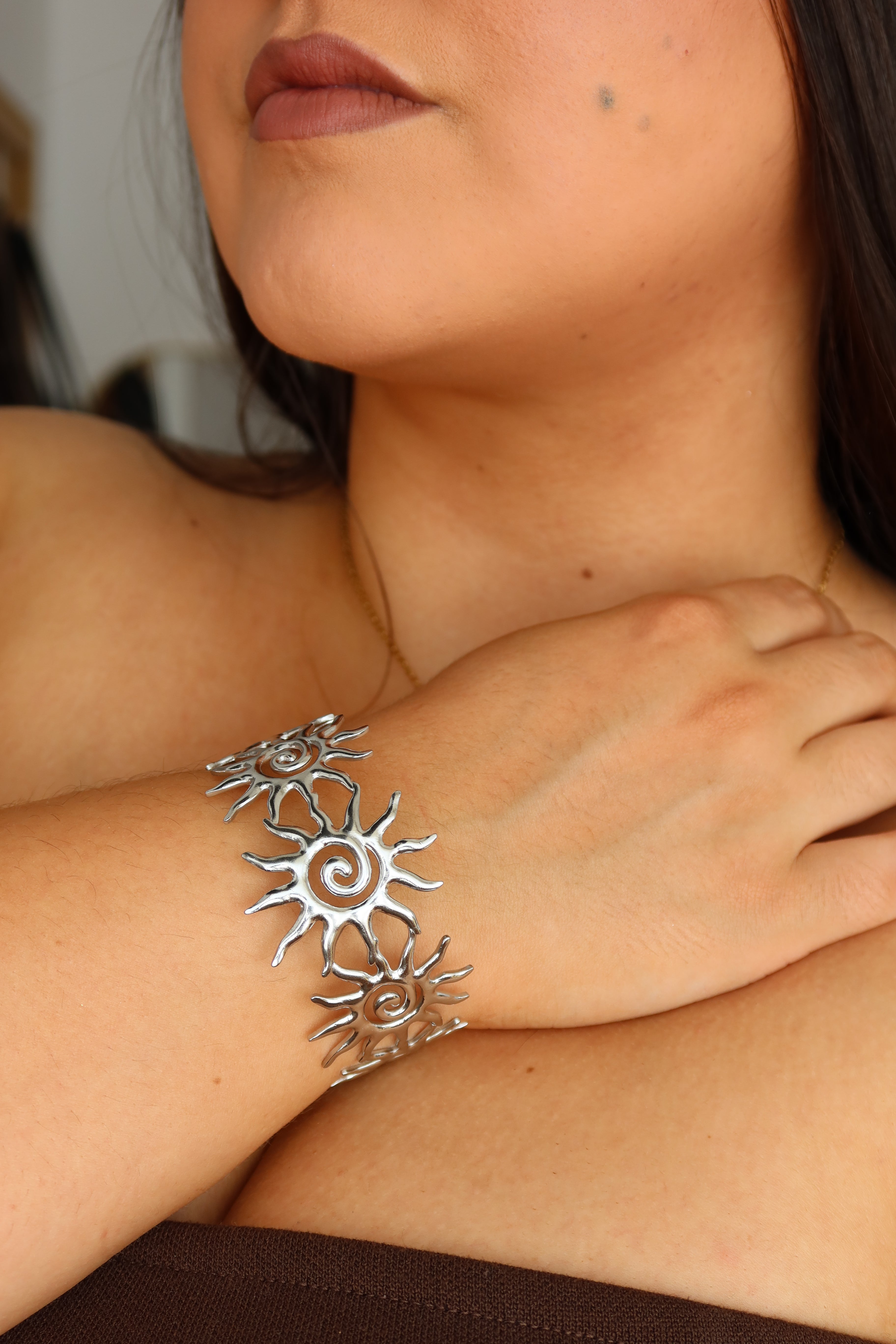 Brazalete Eclipse Plateado