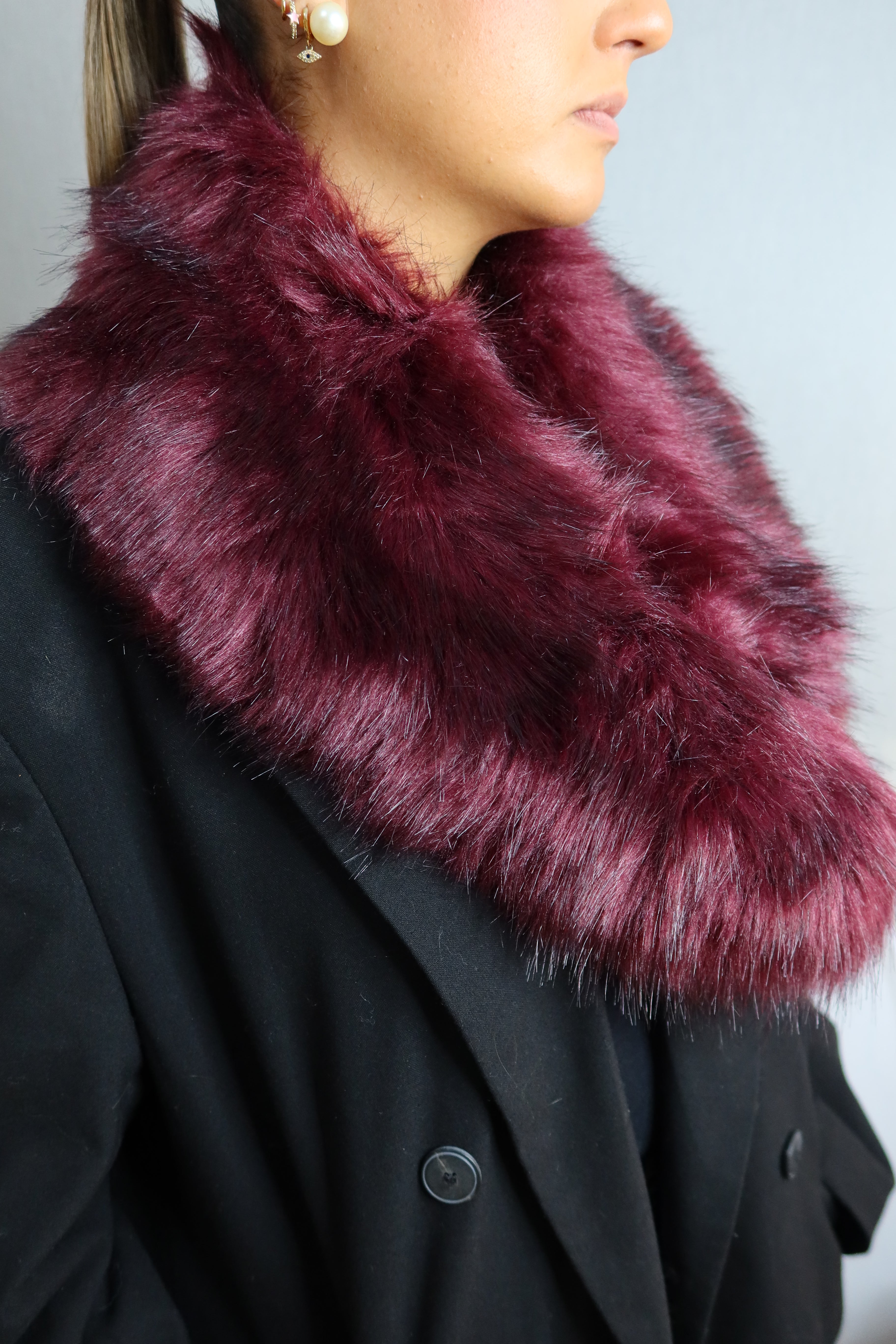 Estola Granate Pelo