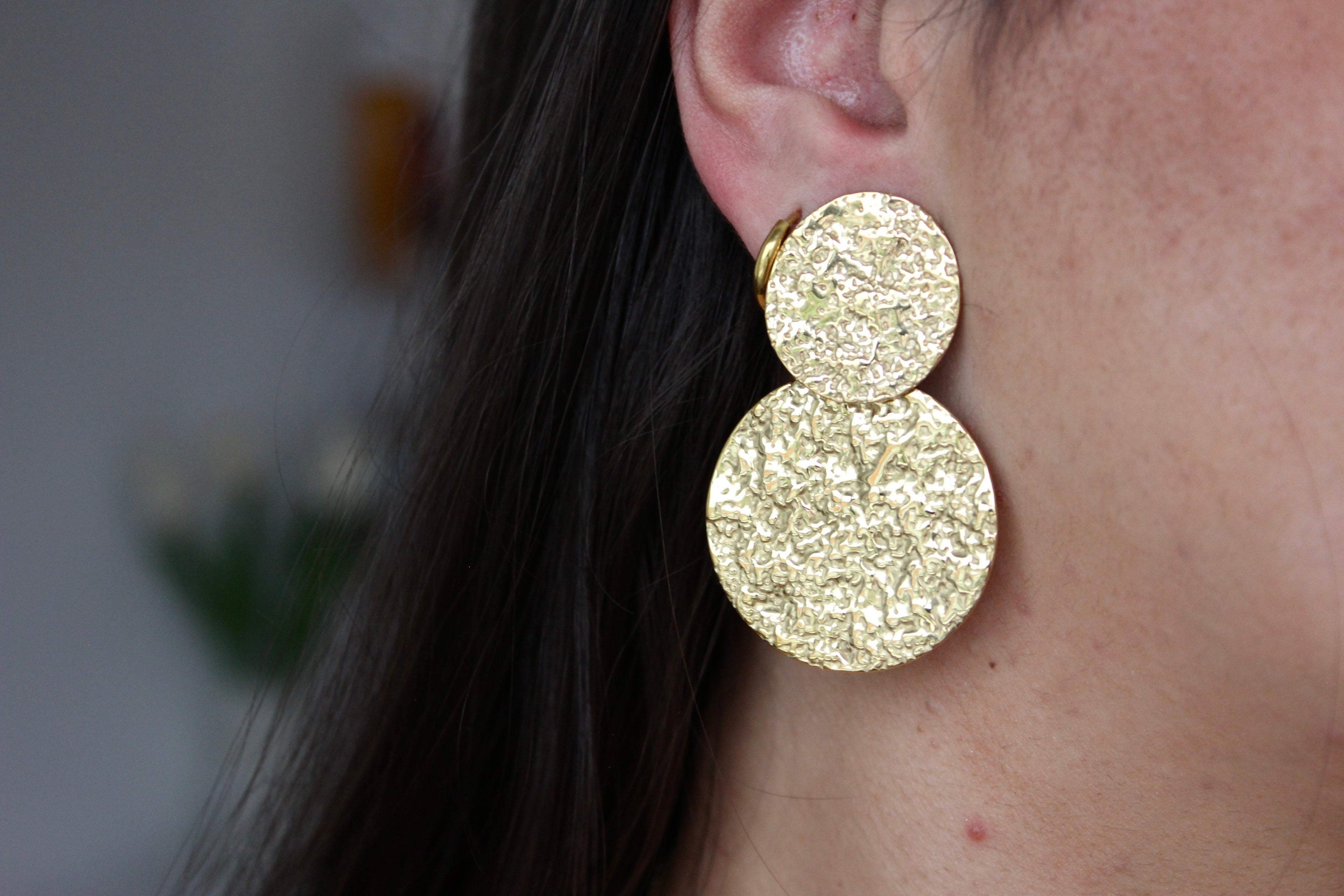 Pendientes Gaia Dorados