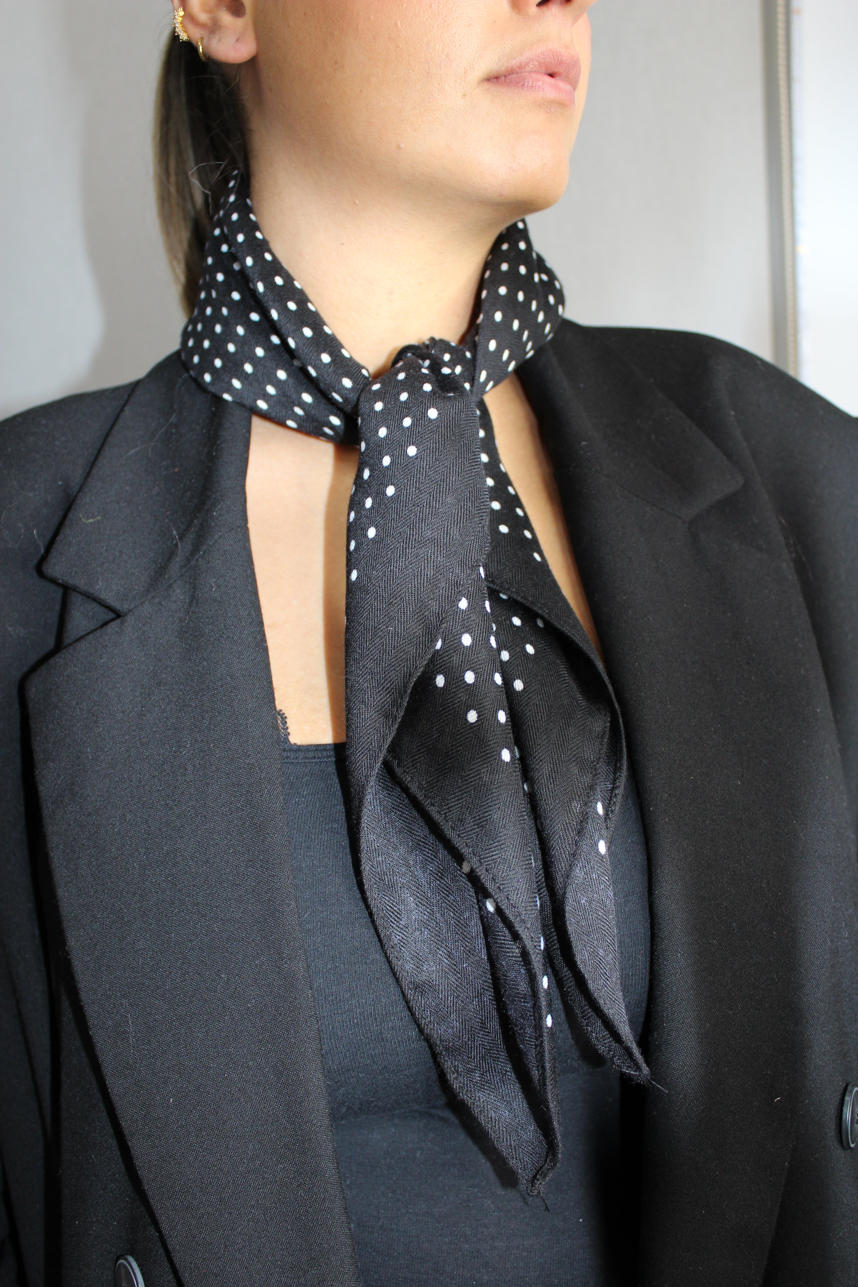 Pañuelo Topos Negro