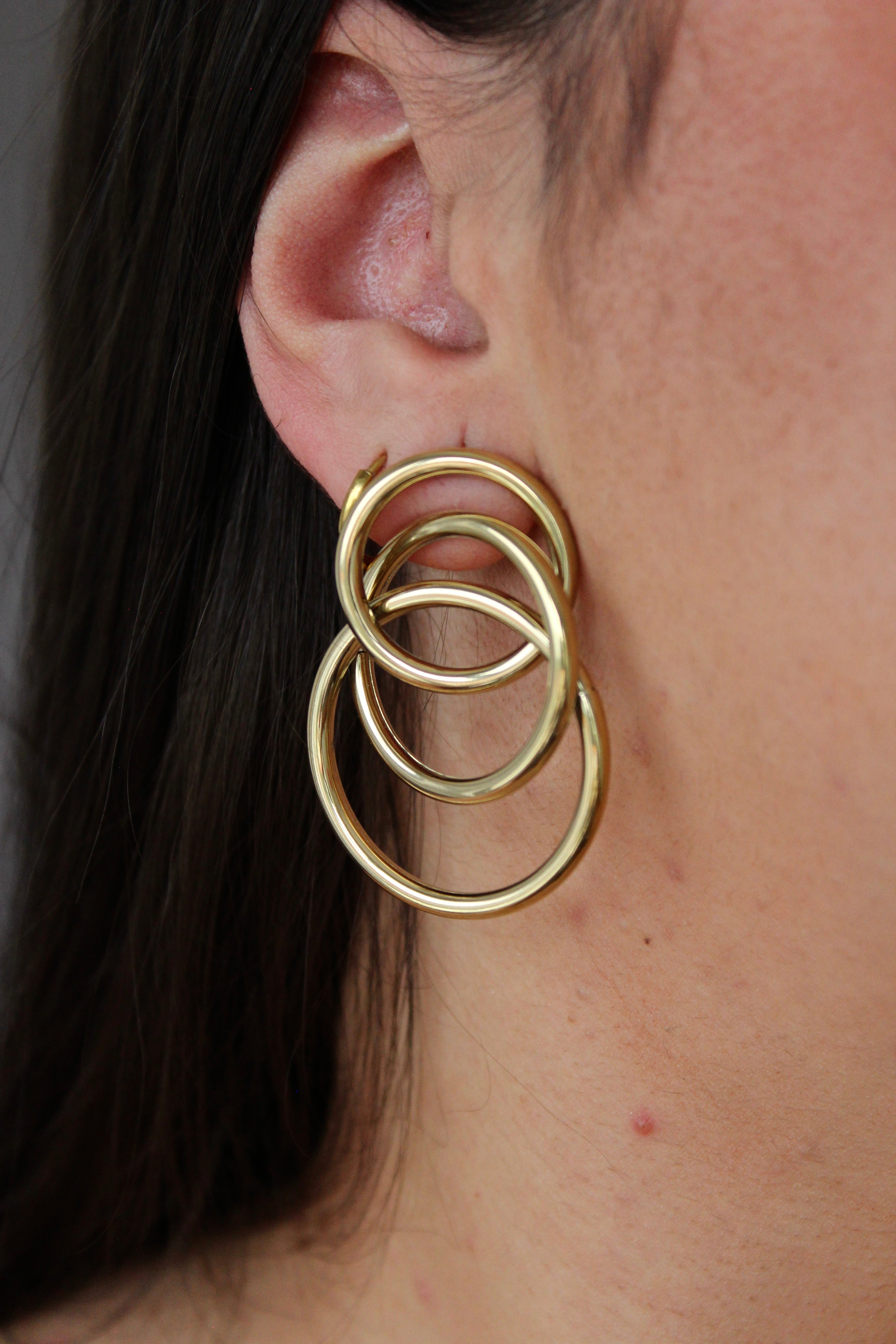 Pendientes Ágata Dorados