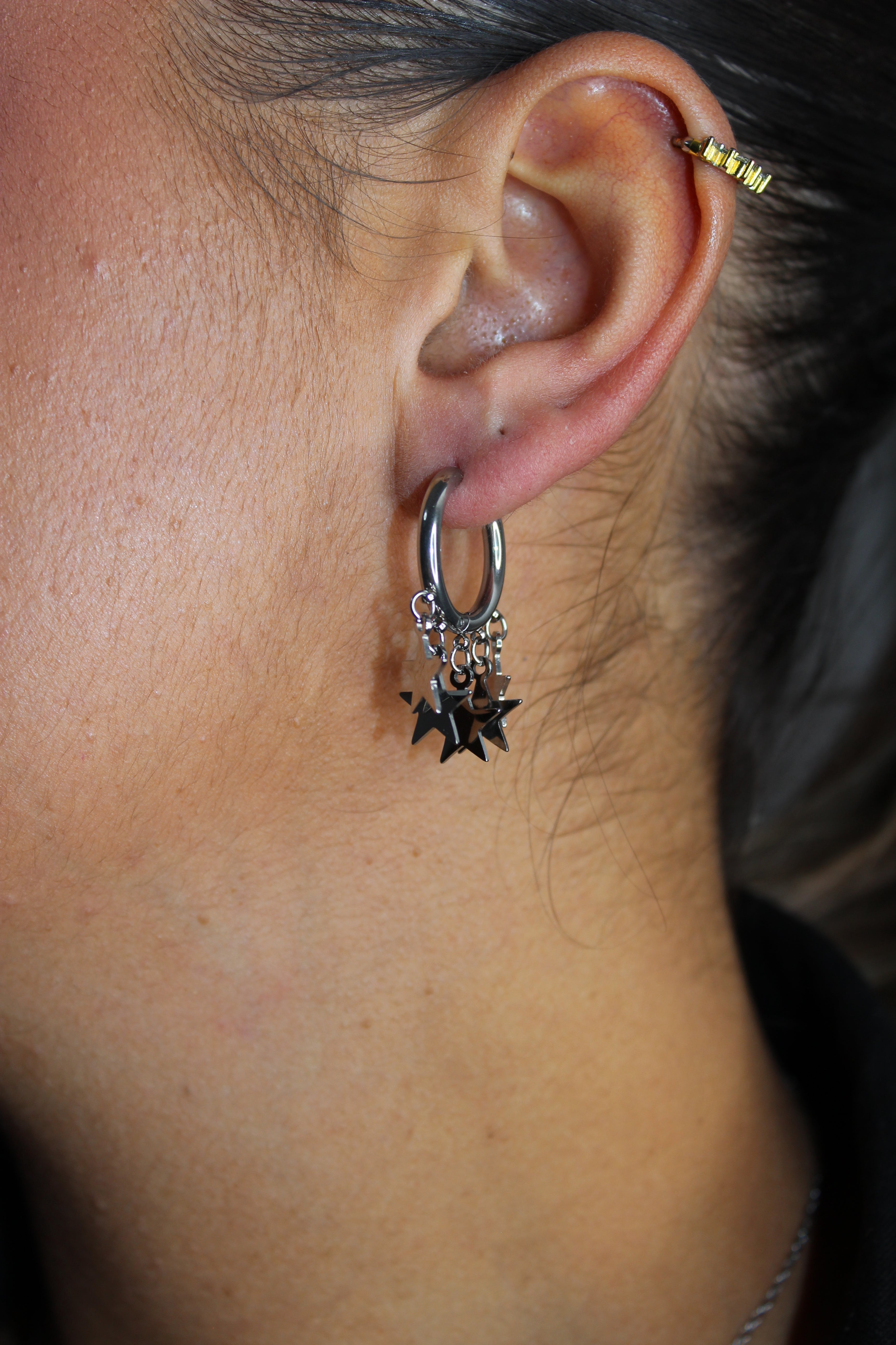 Pendientes Abril Plateado