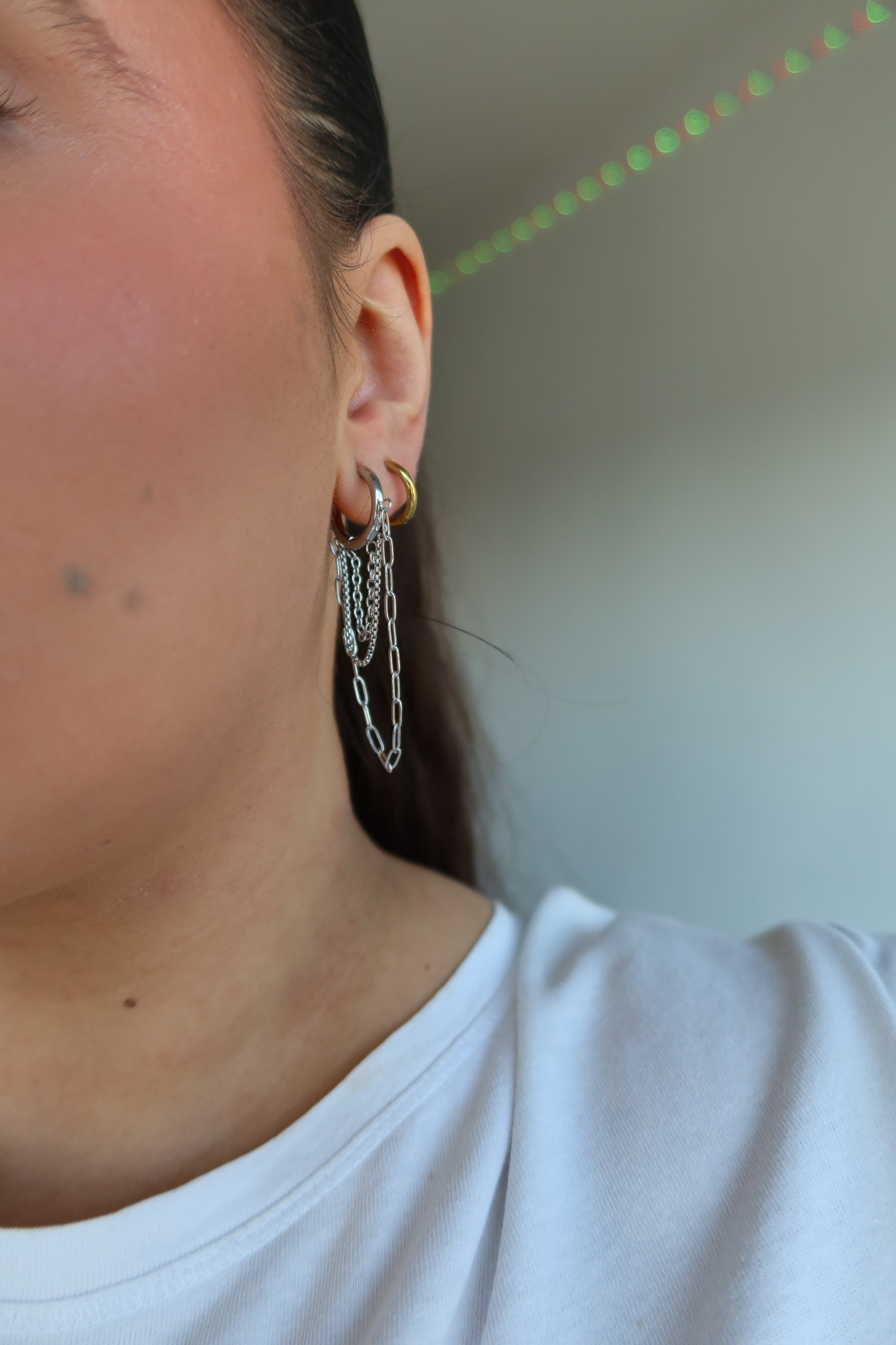 Pendientes Nina Plateados