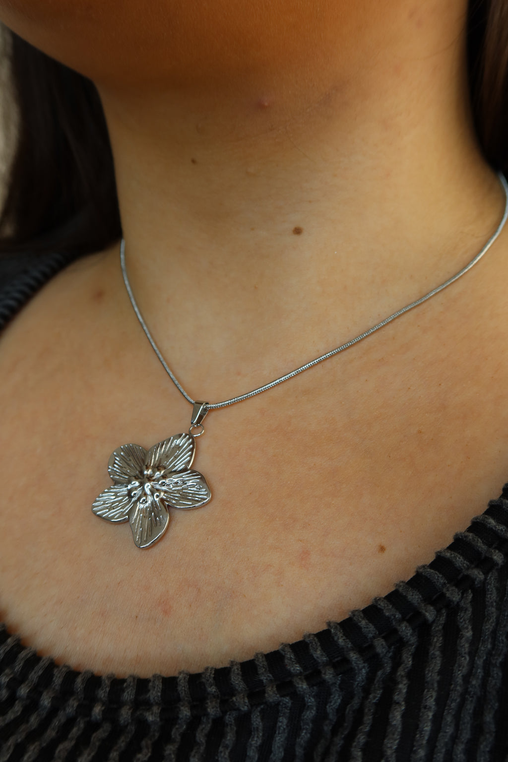 Collar Fyla Plateado