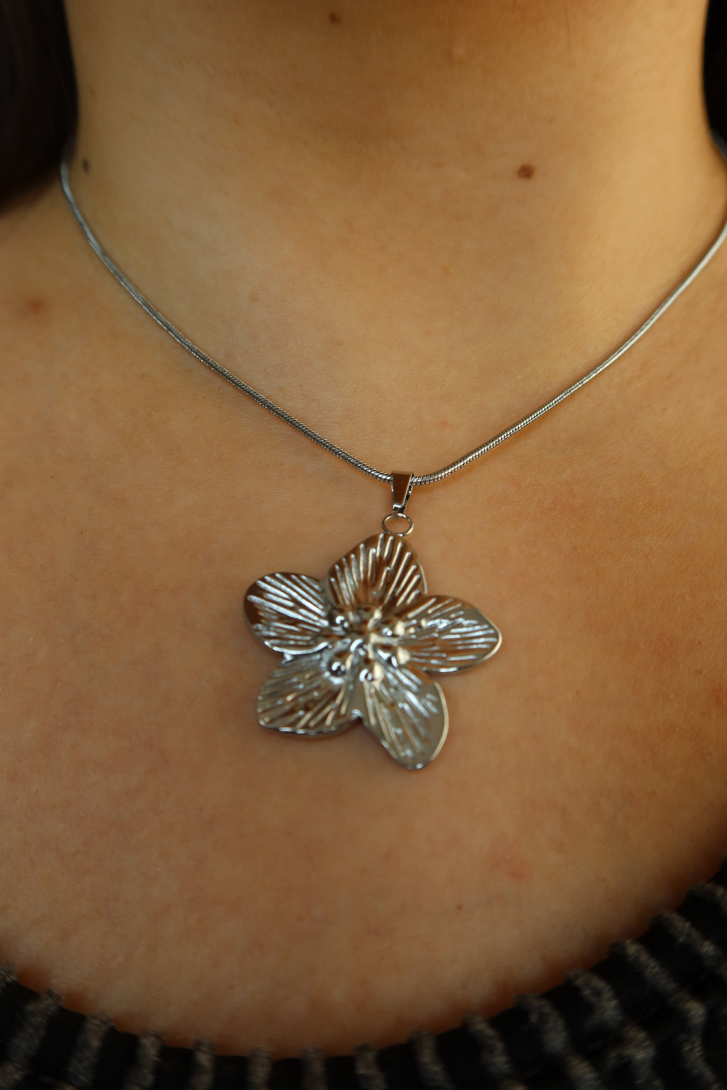 Collar Fyla Plateado