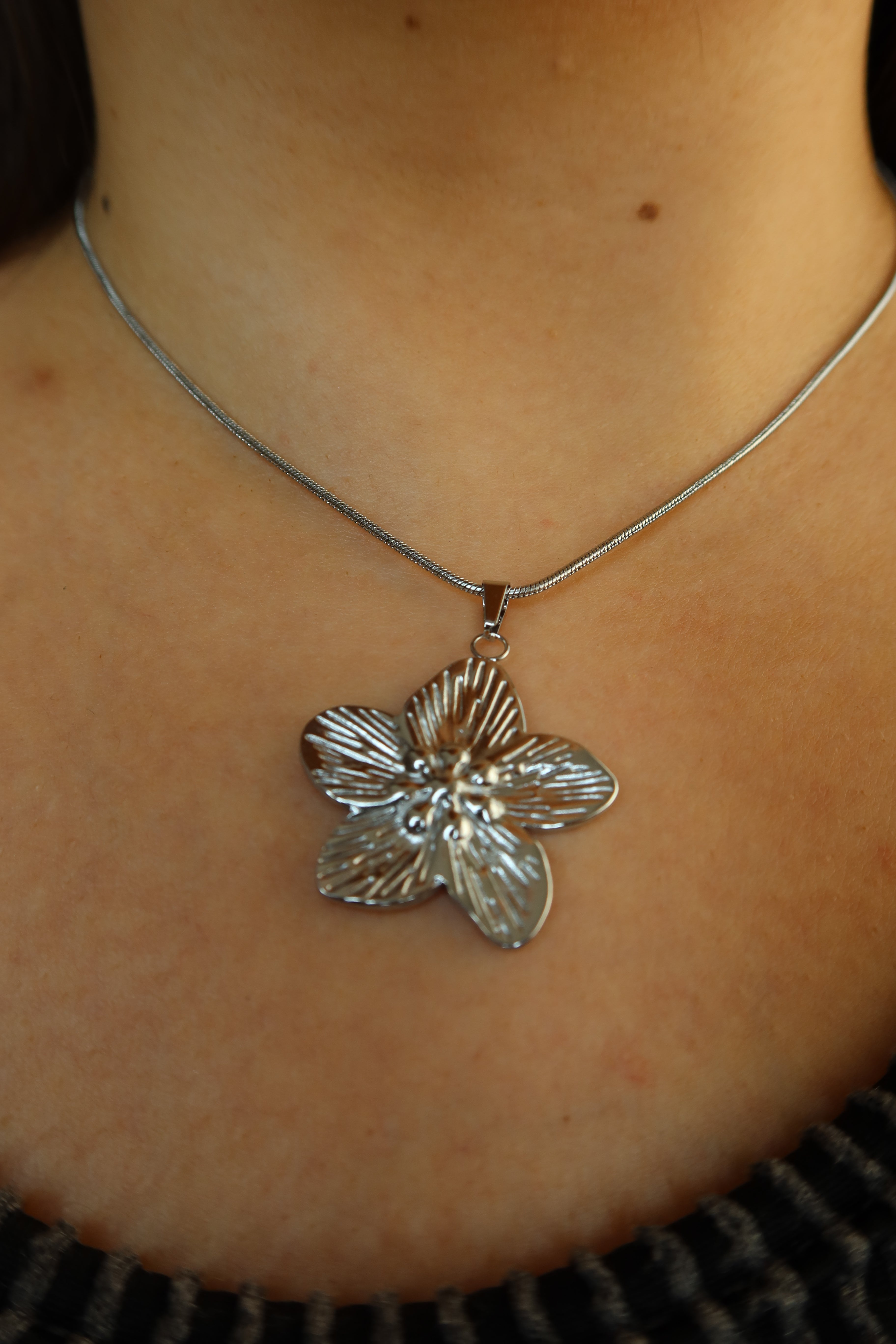 Collar Fyla Plateado