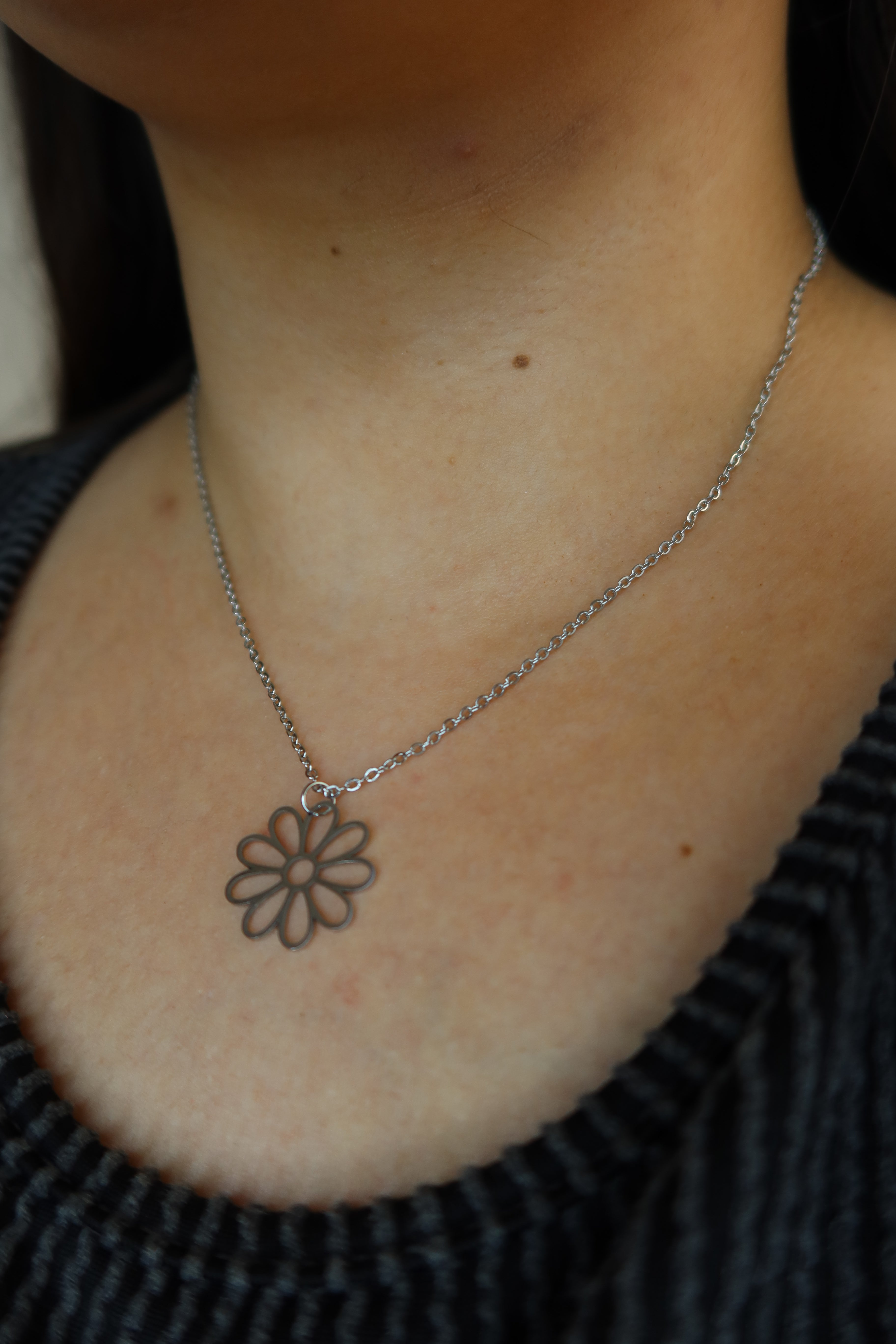 Collar Fiora Plateado