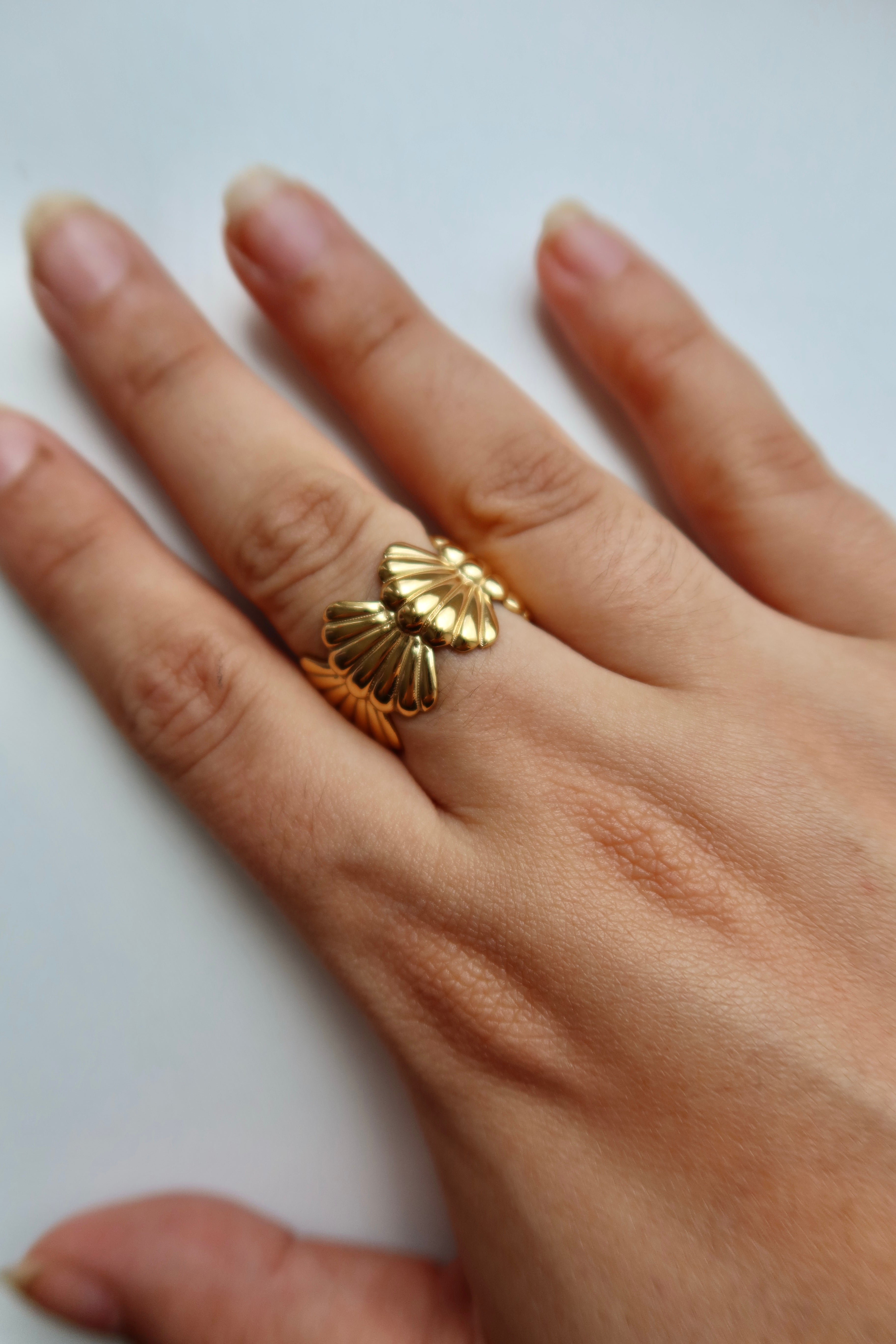Anillo Onyx Dorado