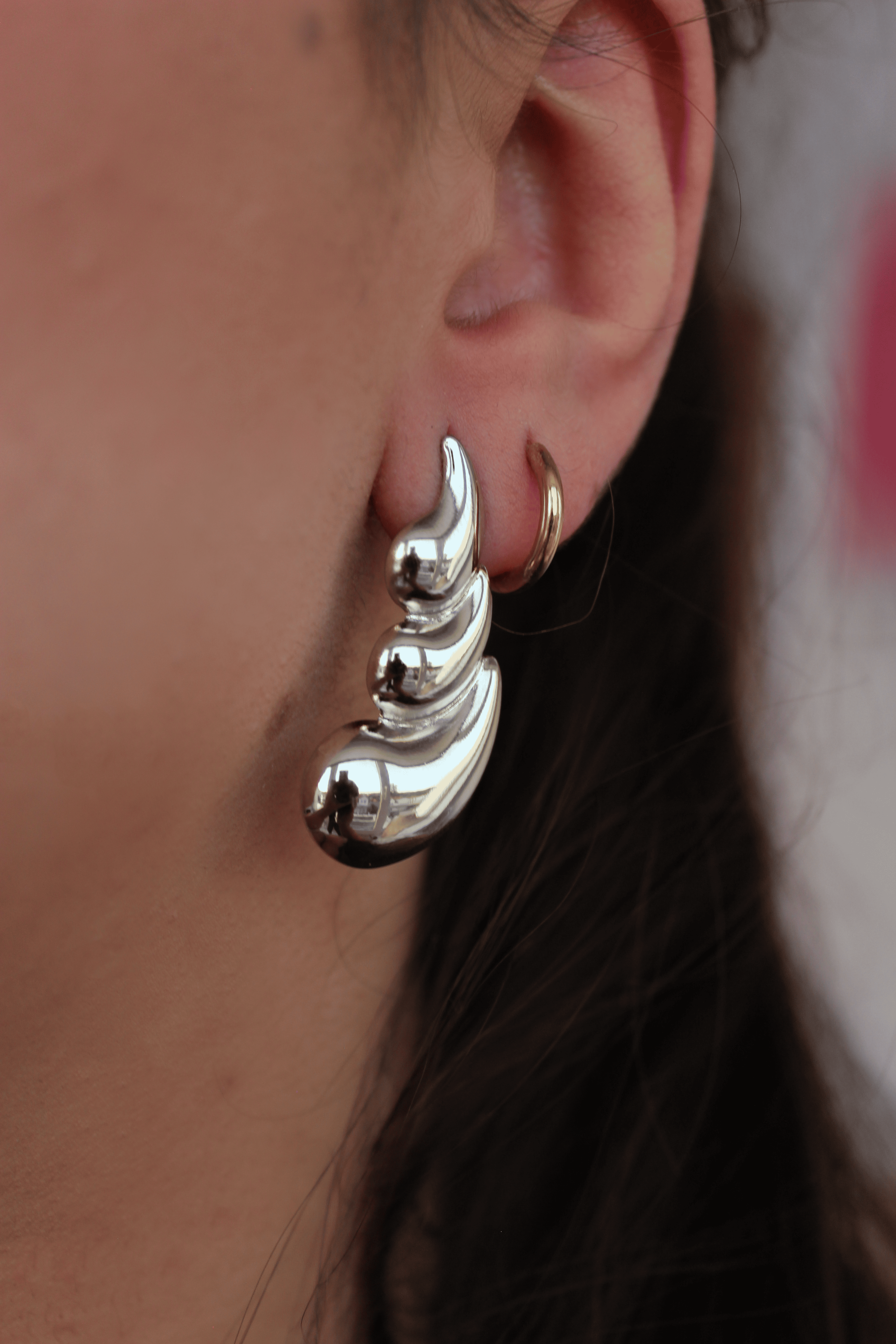 Pendientes Noa Plateados