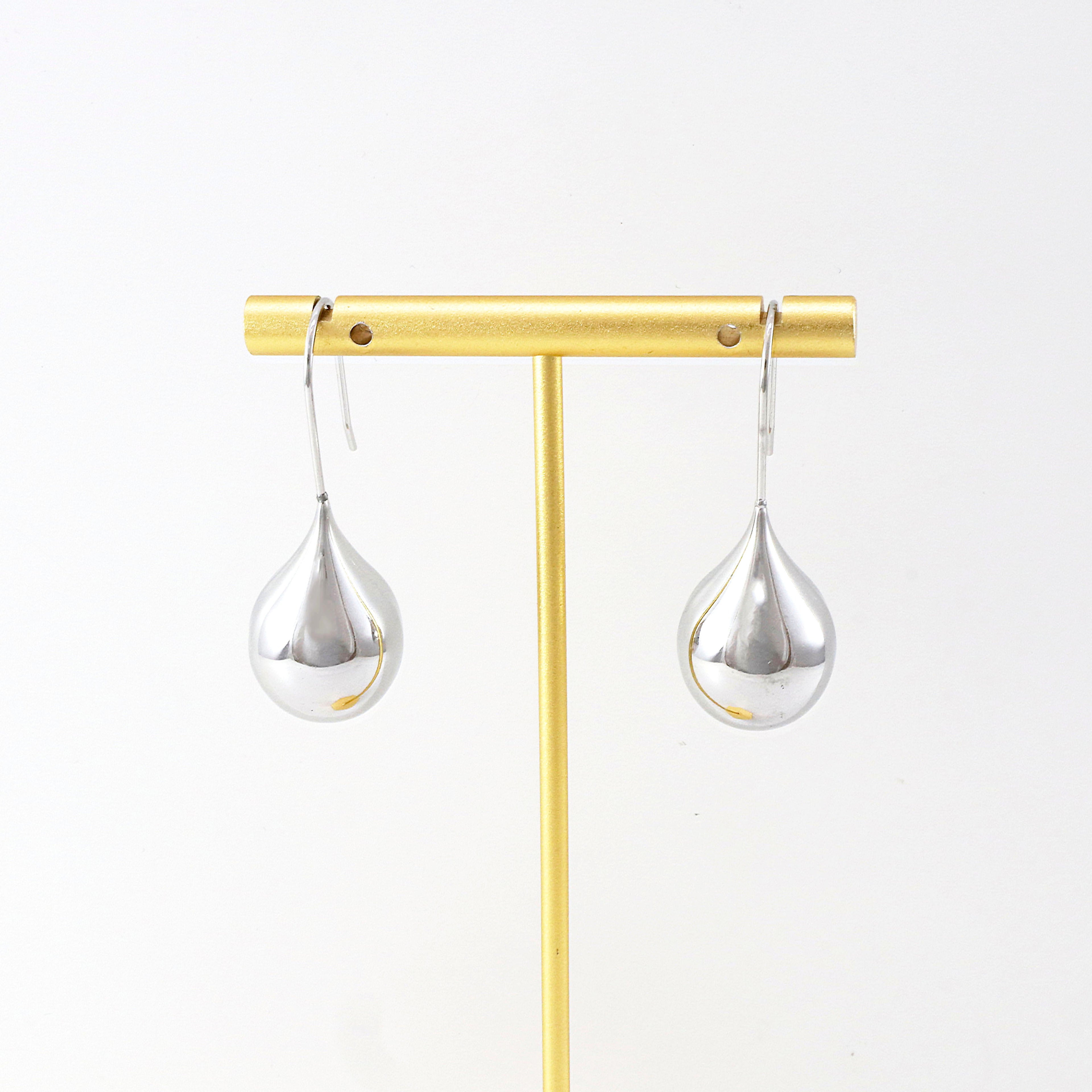 Pendientes Nira Plateado