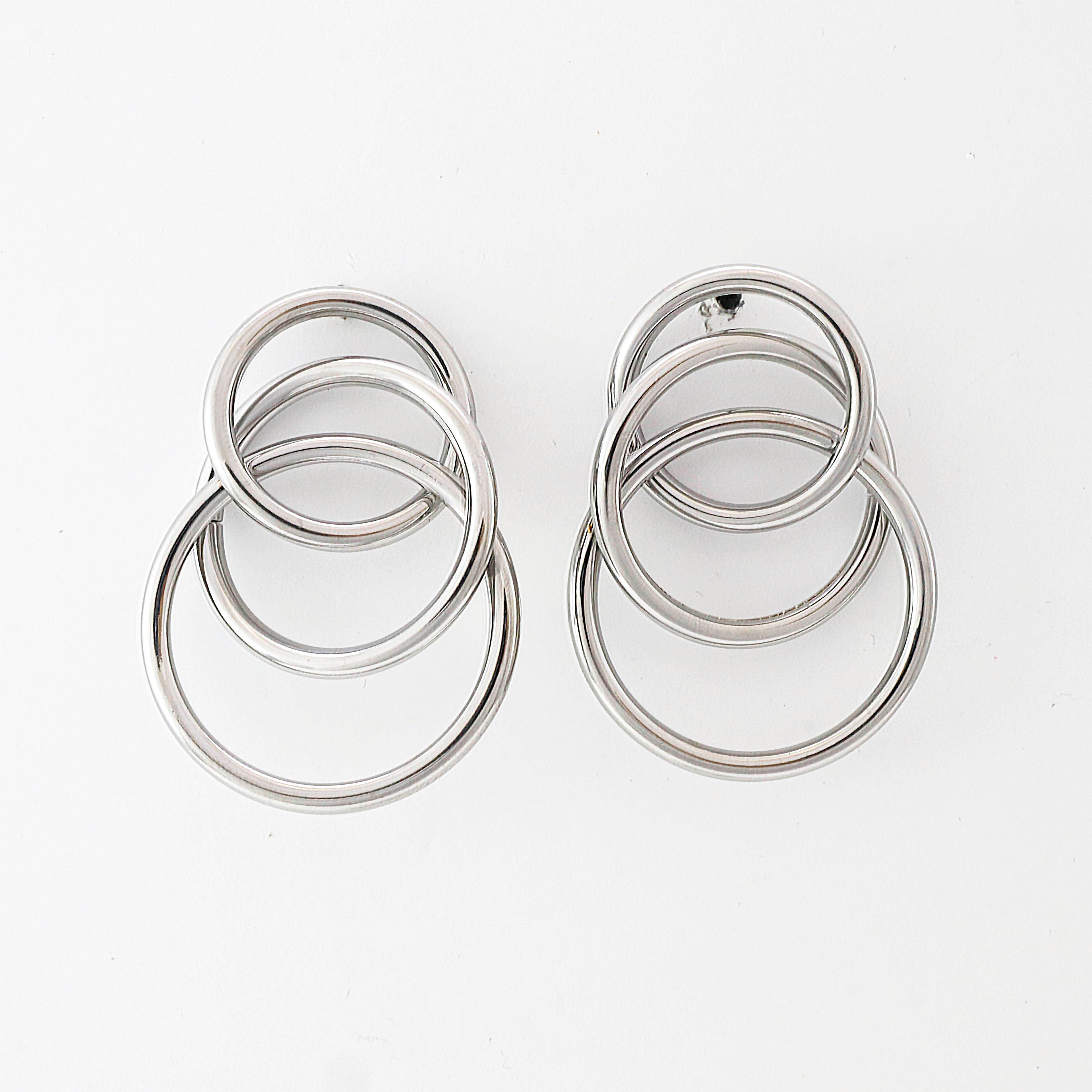 Pendientes Ágata Plateados